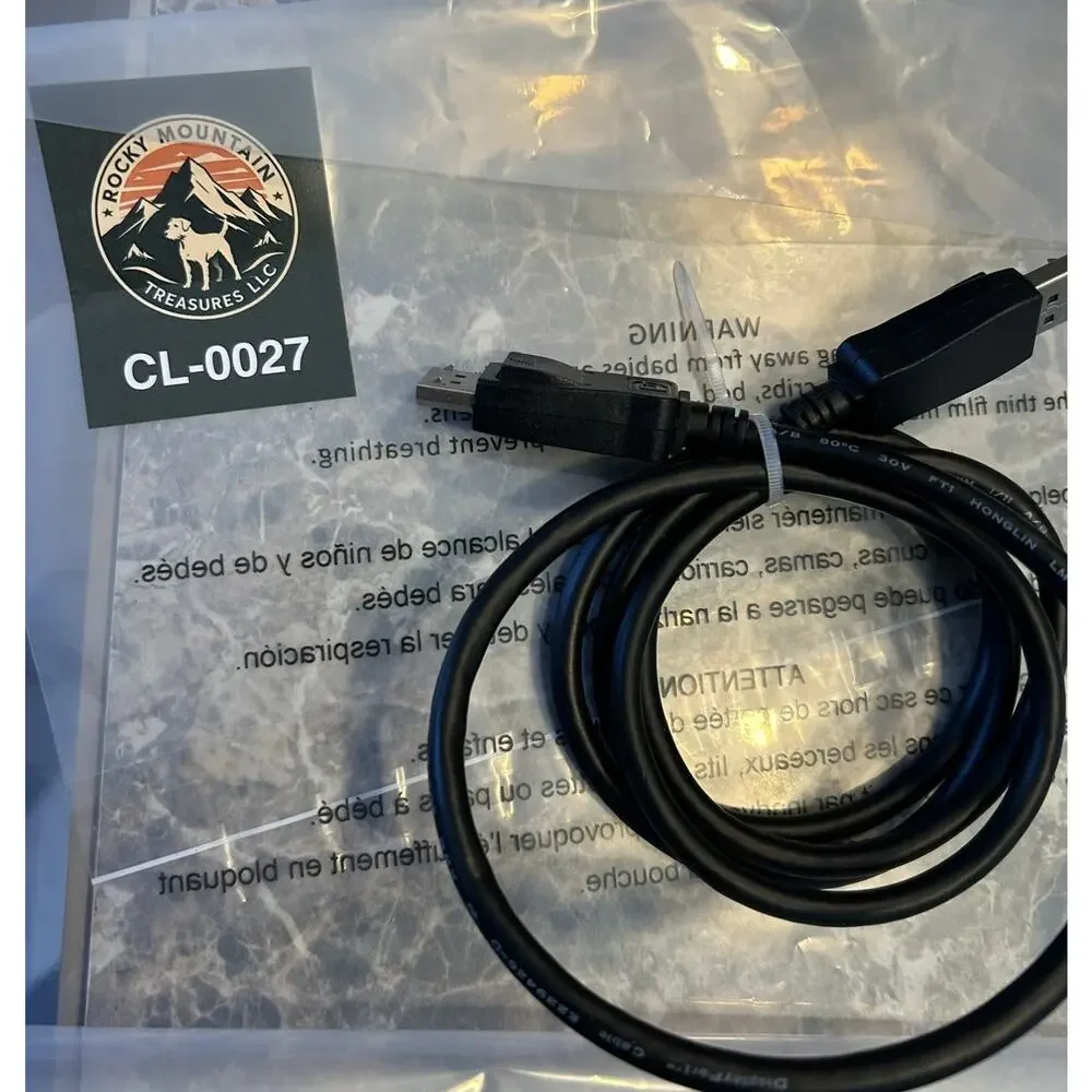 DisplayPort to DisplayPort Cable Male to Male 4K Video Cord Black